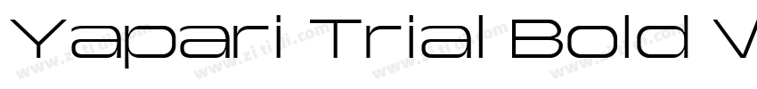 Yapari Trial Bold Wi字体转换 Yapari Trial Bold Wi字体转换